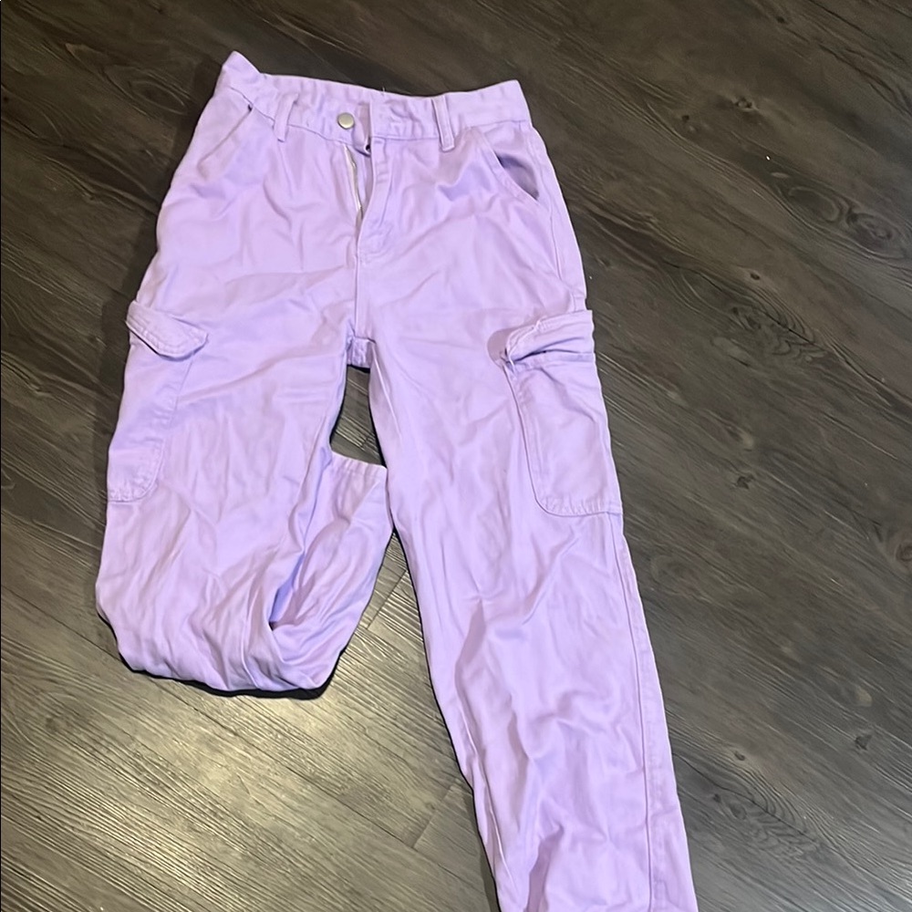 SHEIN Lavender Cargo Pants